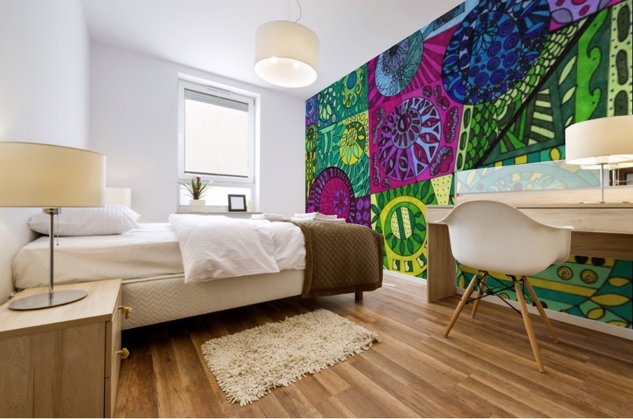 color Mural print