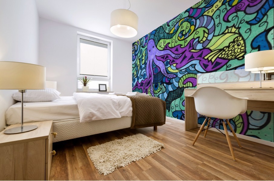 Searching for Jonah Mural print