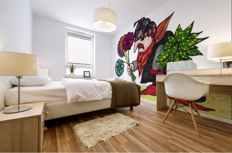 Spring Elf Mural print