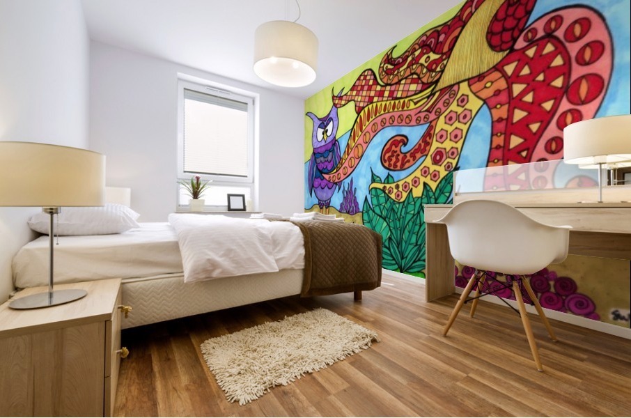 Annoying Goldfish Mural print