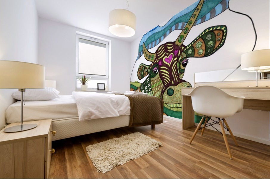 Elsie Cow Mural print