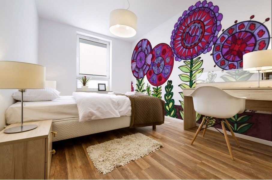 To Scale Mural print