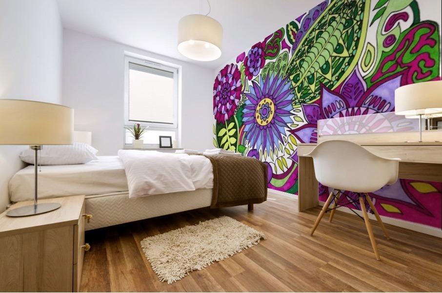 Flowers 7 Mural print