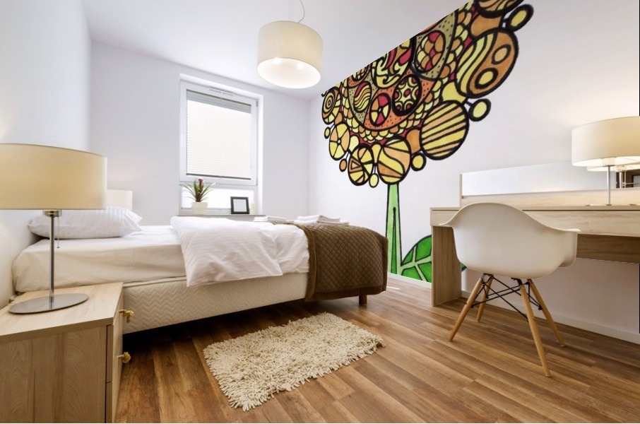 Sunflower 2 Mural print