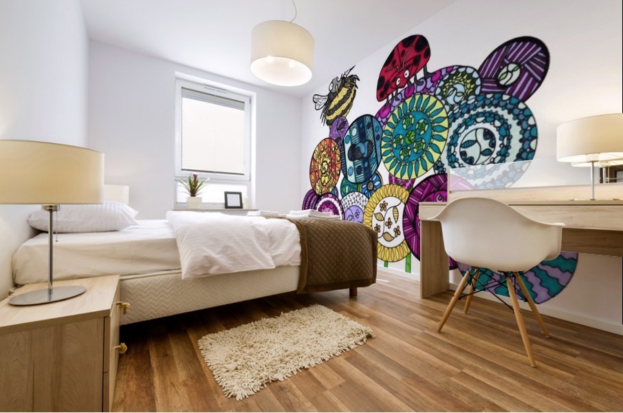 Super Bugs Mural print