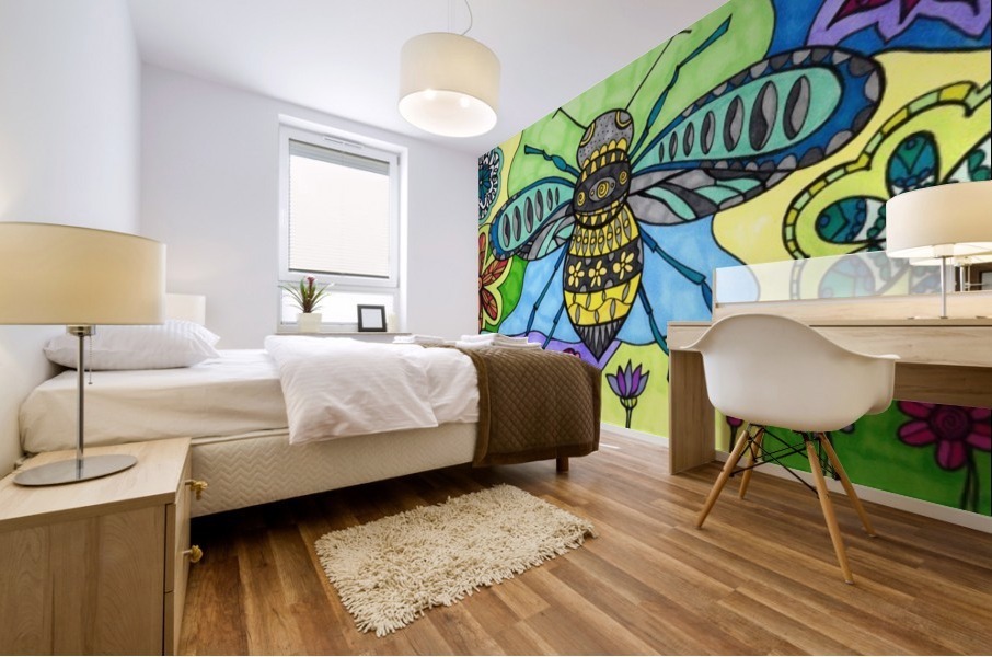 Save the Bees Mural print