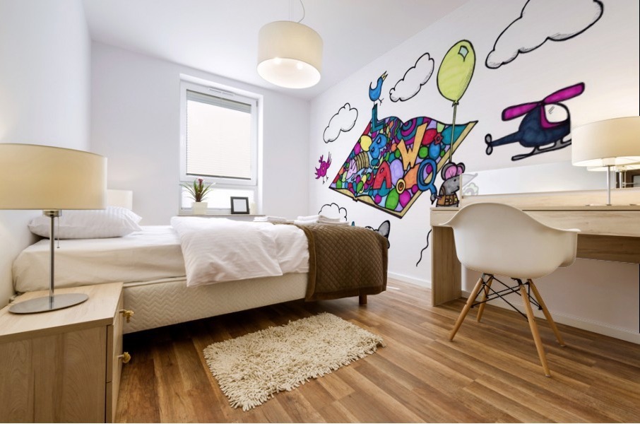 Mouse Adventure Mural print