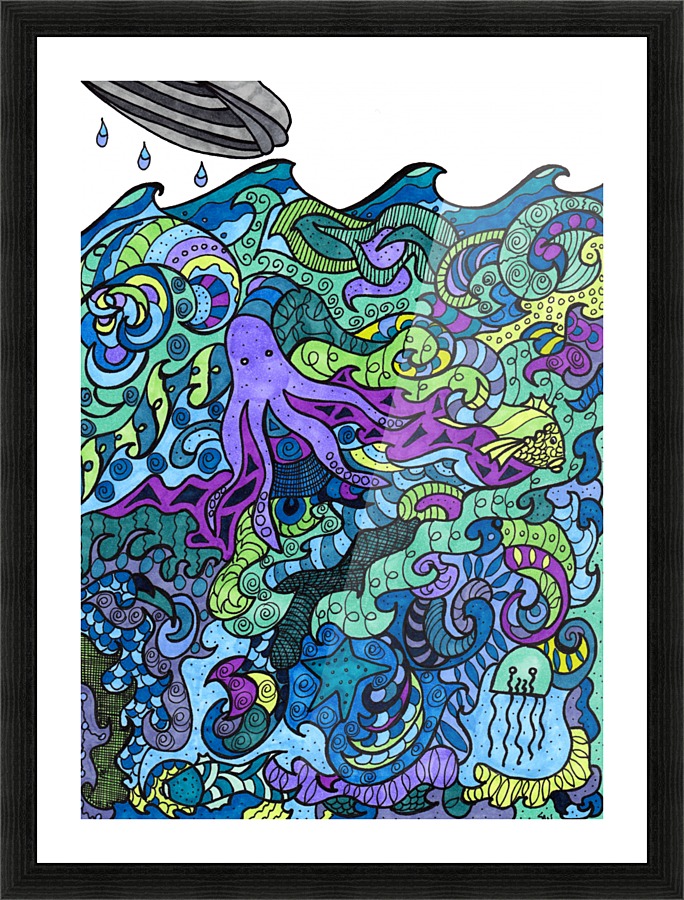 Searching for Jonah Picture Frame print