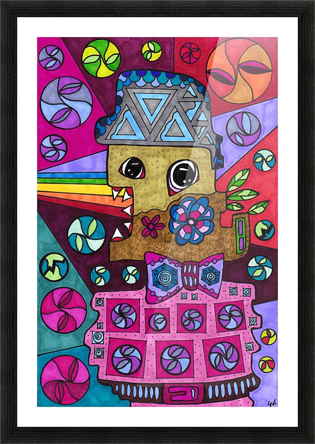 RESIST 4 Picture Frame print