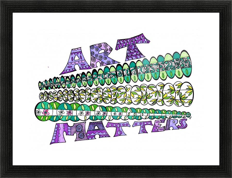 Art Matters Picture Frame print