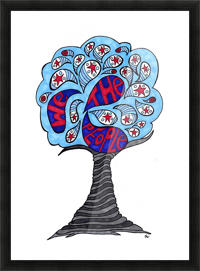 We the People Picture Frame print