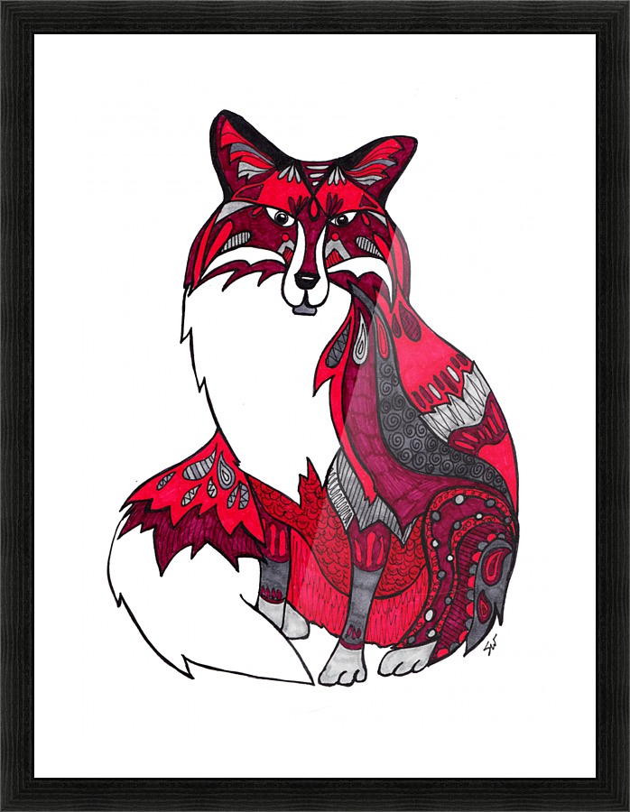 Fox 5 Picture Frame print