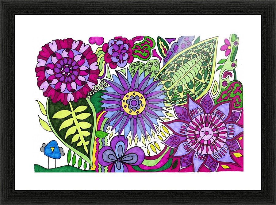 Flowers 7 Picture Frame print