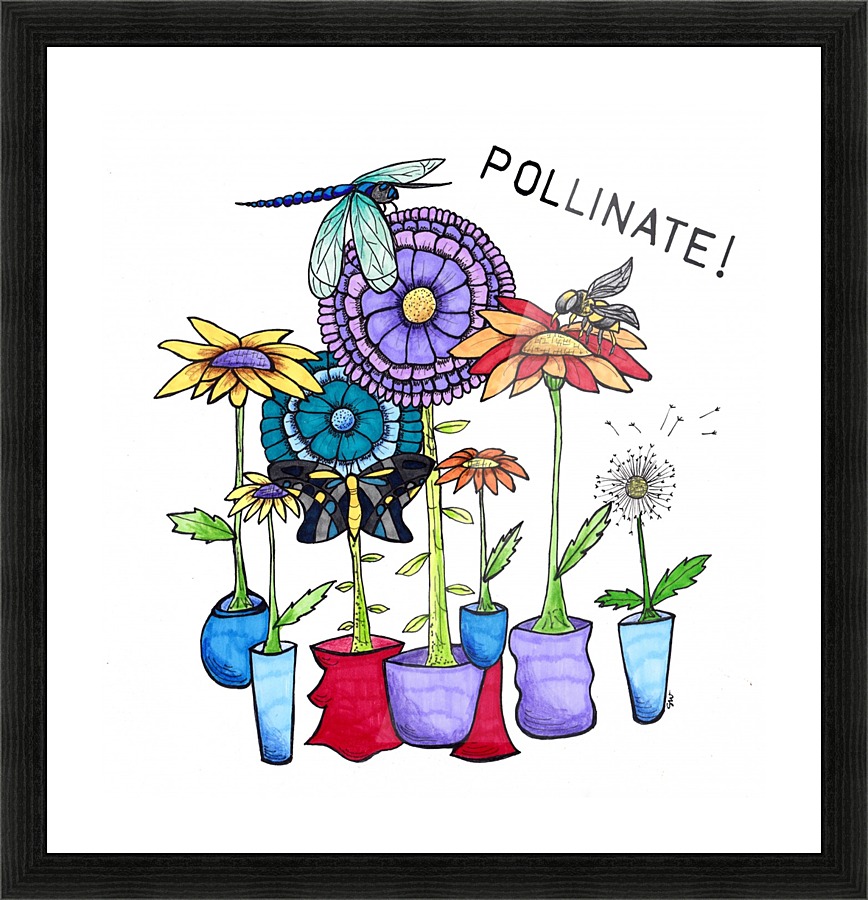 Pollinate Picture Frame print