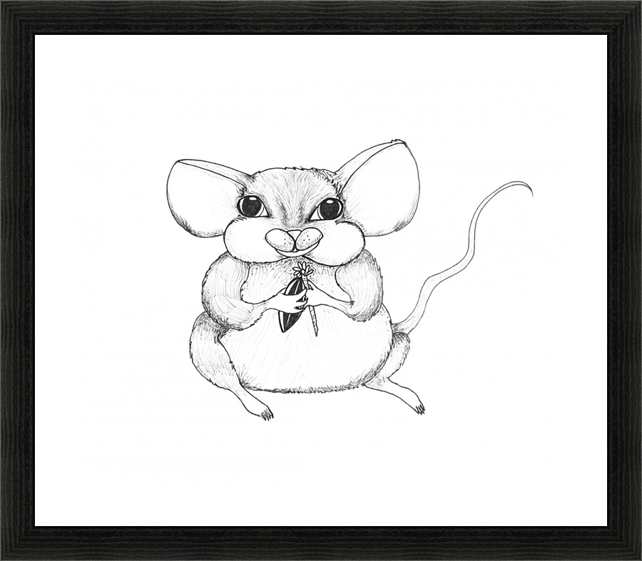 Seed Mouse Picture Frame print
