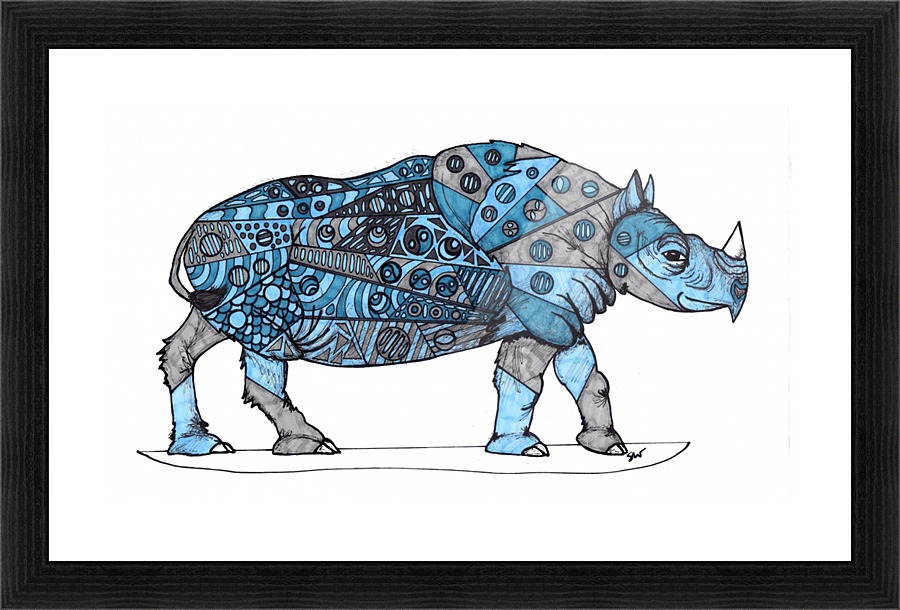 Blue Rhino Picture Frame print