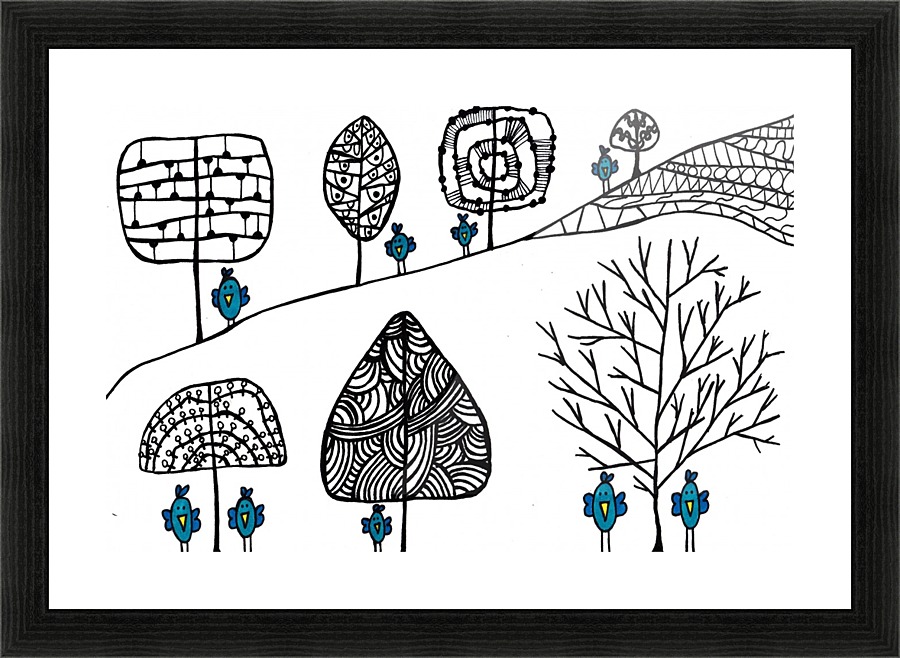 A Bird for Every Tree Picture Frame print