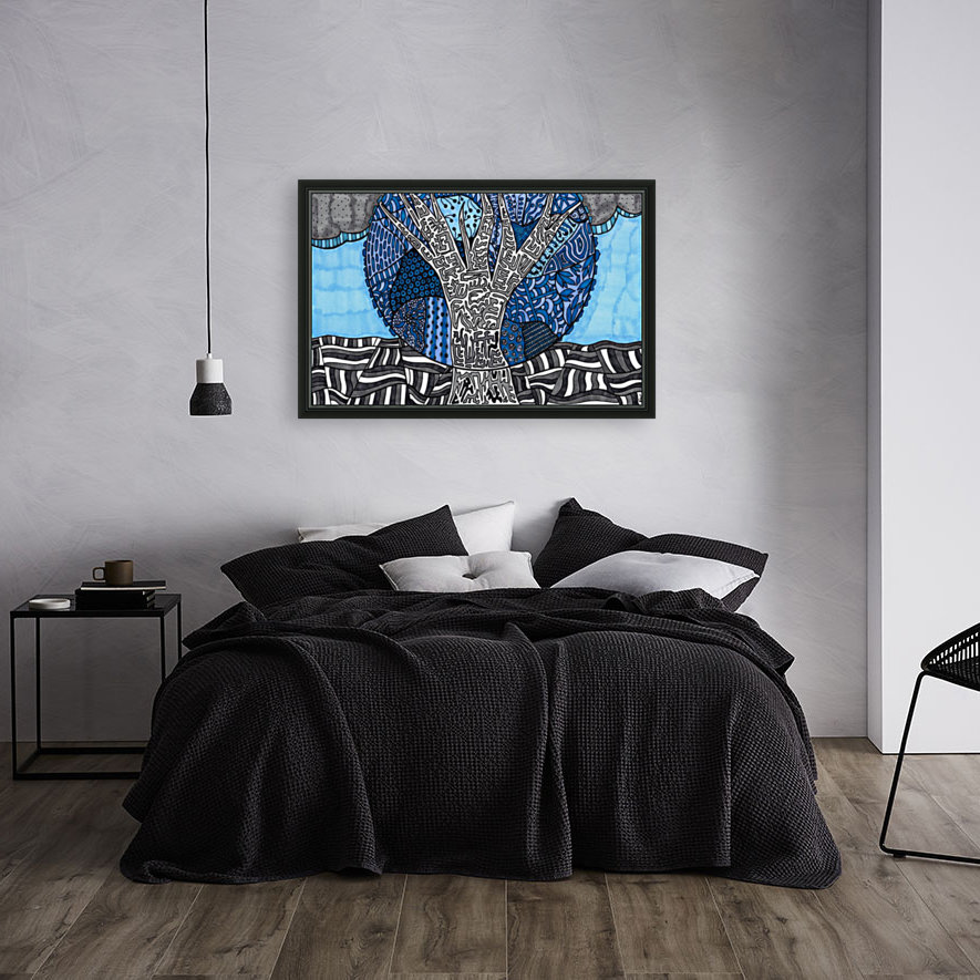 Blue Tree Reproduction