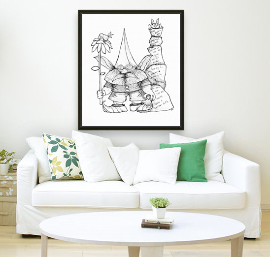 Shakespeare gnome Reproduction