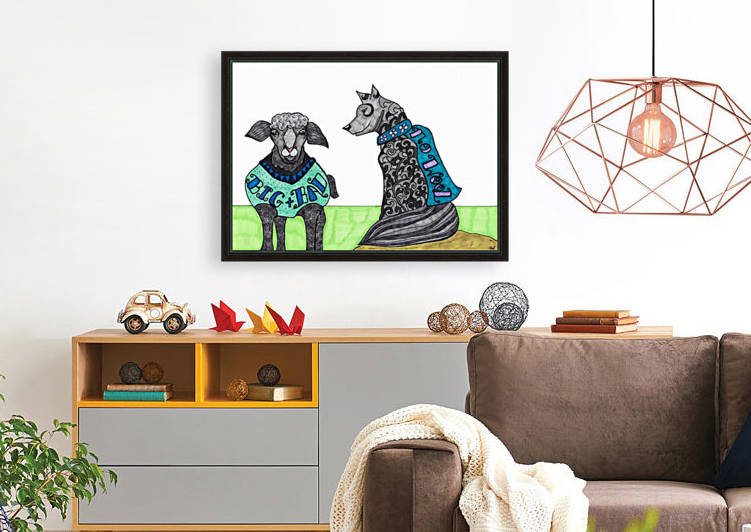 Sheep in wolfs clothing by Susan Watson
