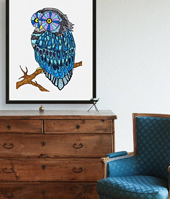 owl eyes Reproduction
