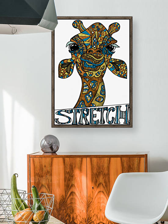 Giraffe Stretch Reproduction