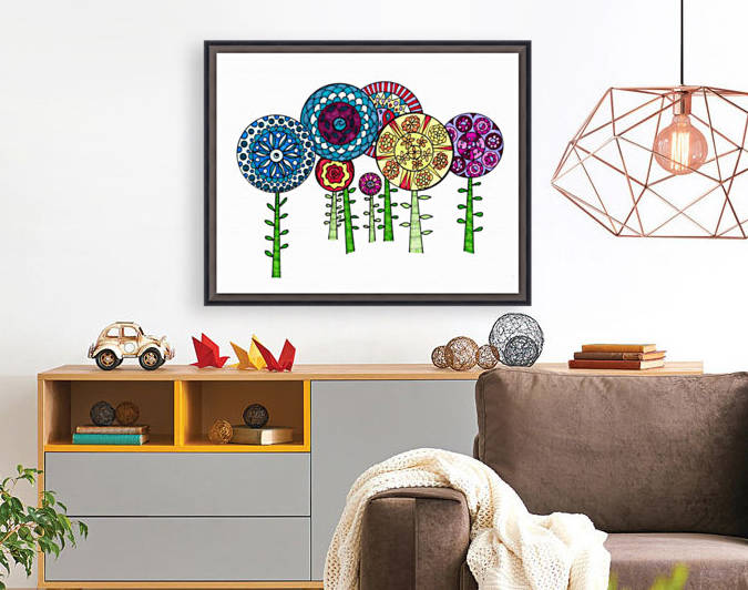 Multi Fleurs Reproduction
