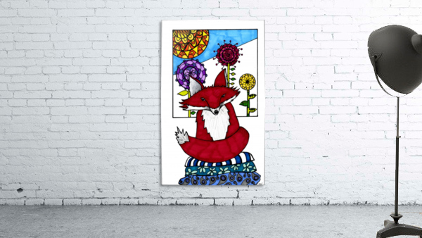 Zen Fox 2 Wall Preview