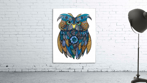 Angry Owl Wall Preview