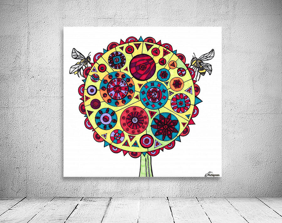 Sunflower abstract Wall Preview