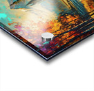 landscape with trees and river Acrylic print