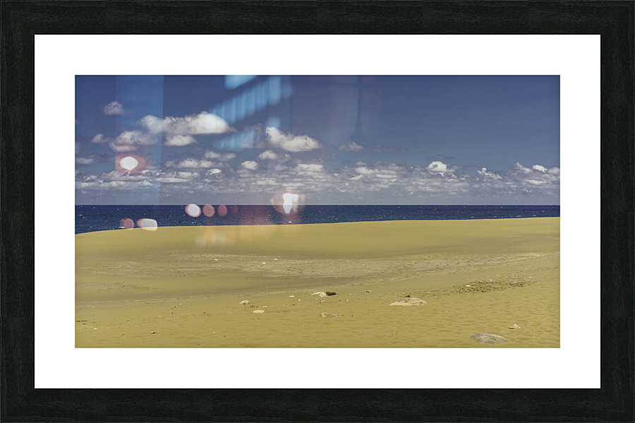Desert sur locean Picture Frame print