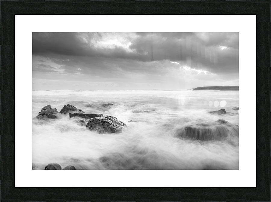 Mist Waves Picture Frame print