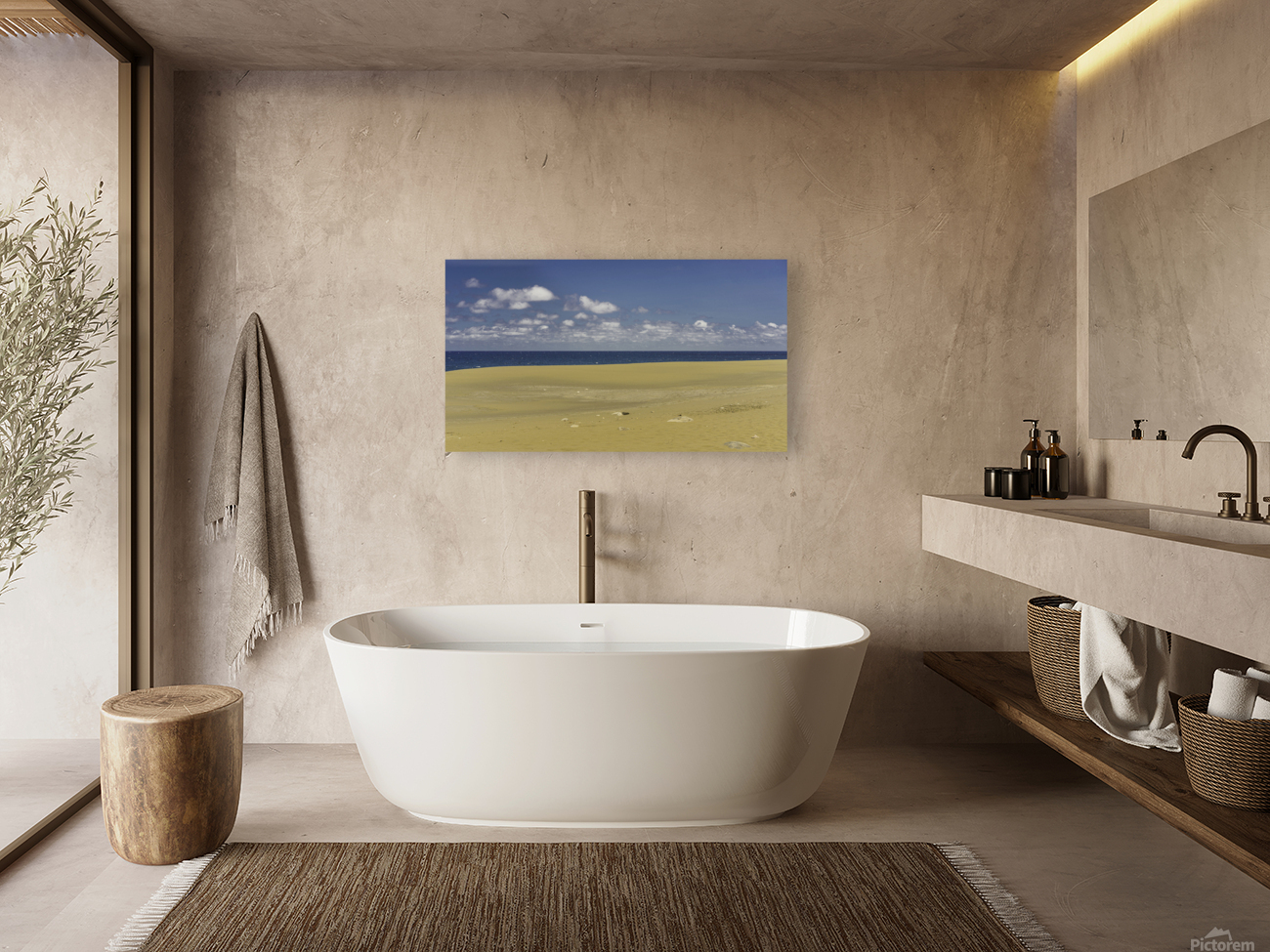 Desert sur locean Reproduction