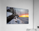 Cliff Sunrise Acrylic Print