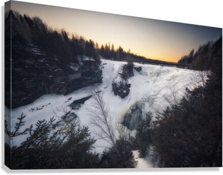 Frozen Kakabeka Falls Canvas Print