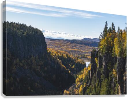 Oumet Canyon Canvas Print