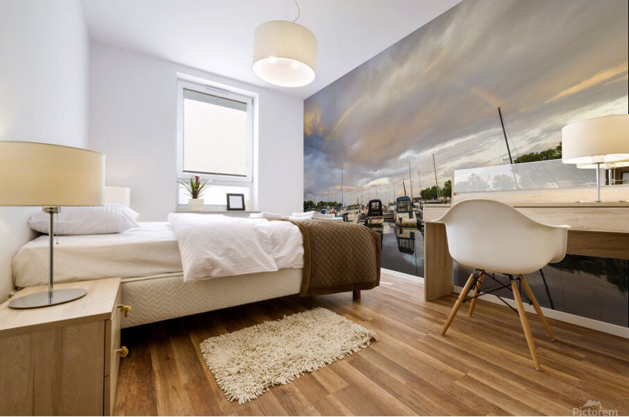 Marina Rainbow Mural print