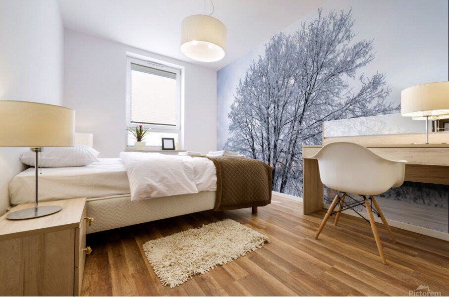 Frosty Tree Mural print