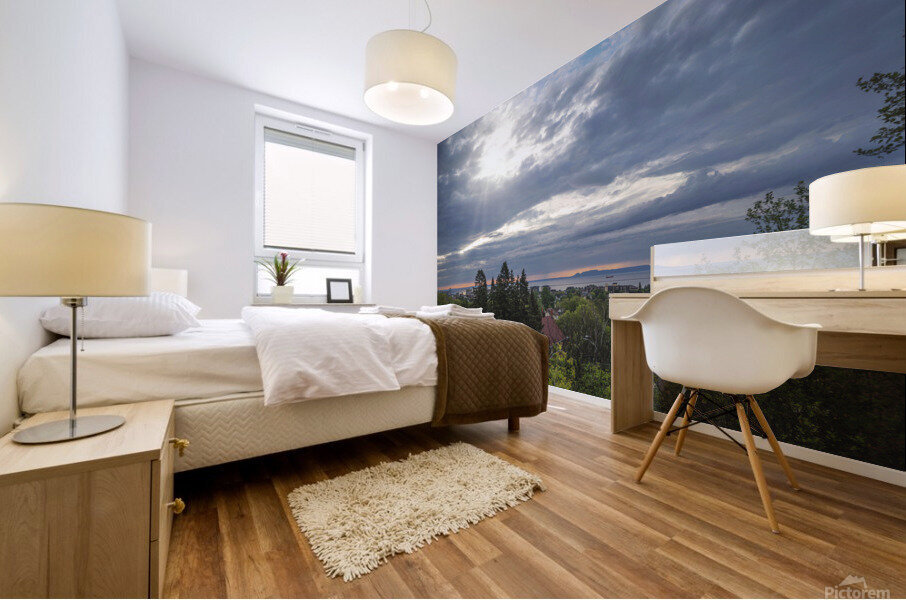 Mid August View Mural print