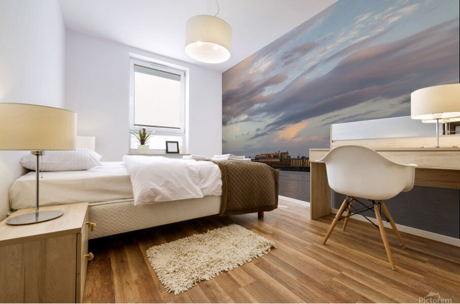Port Sunset Mural print