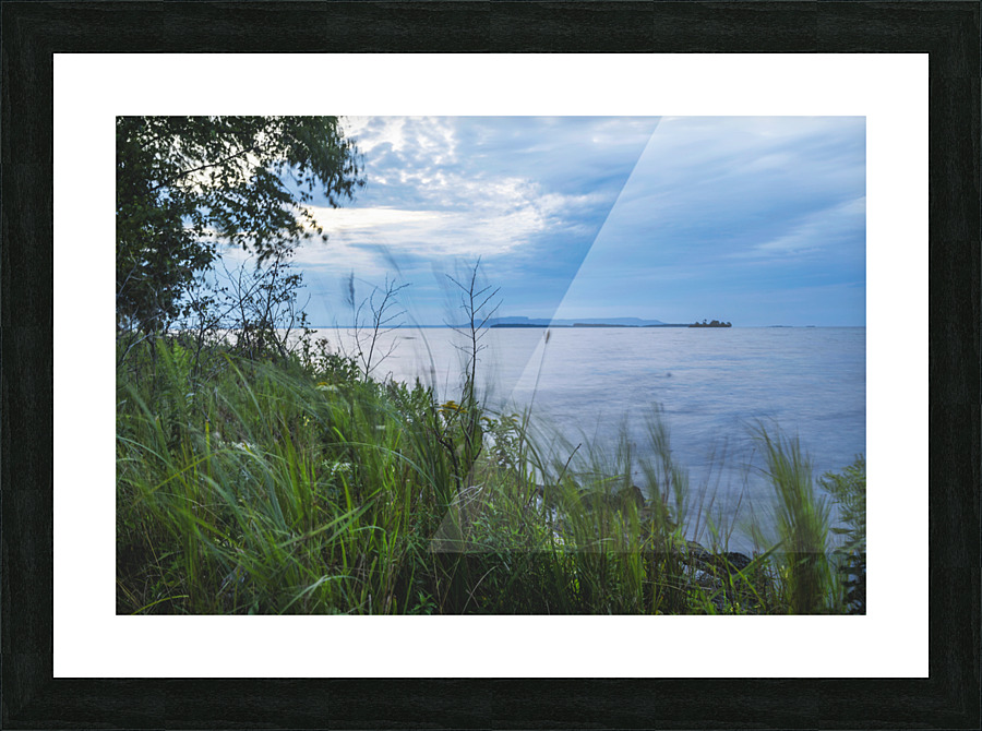 Blue Morning Picture Frame print