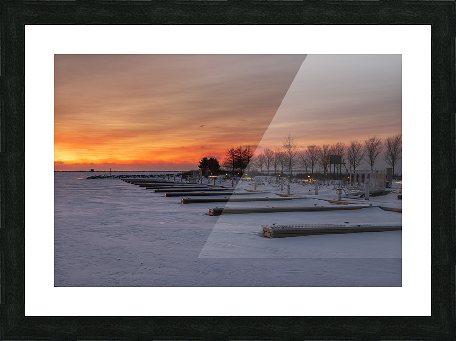 Frozen Slips Picture Frame print