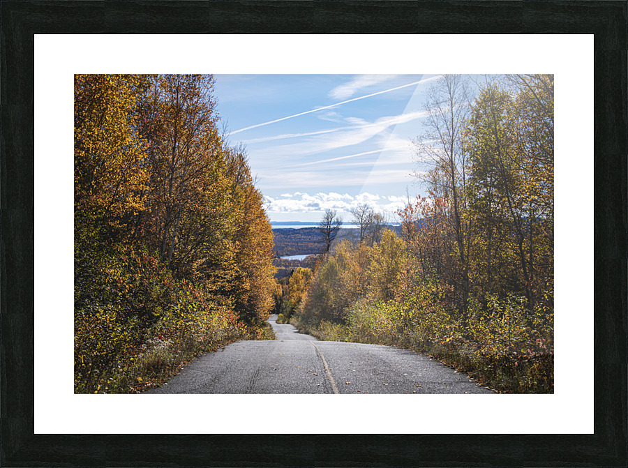 Fall Road 2 Picture Frame print