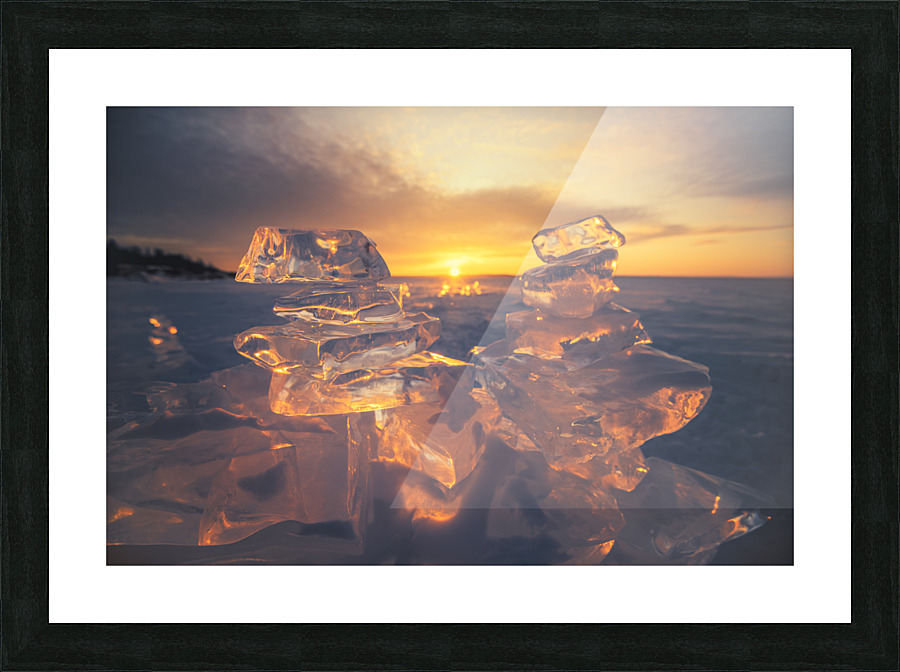 Crosshairs Picture Frame print