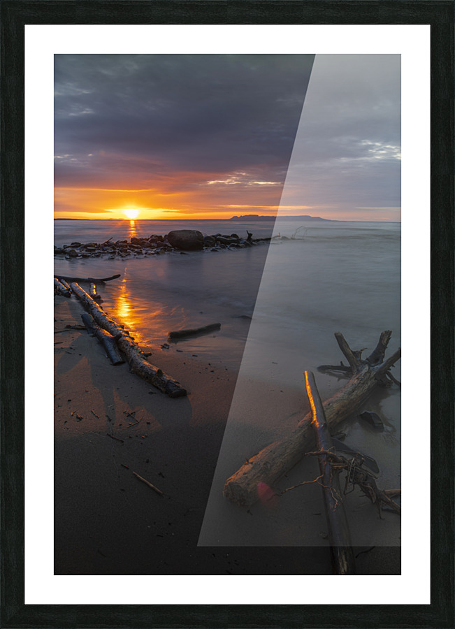 Washed Up Picture Frame print