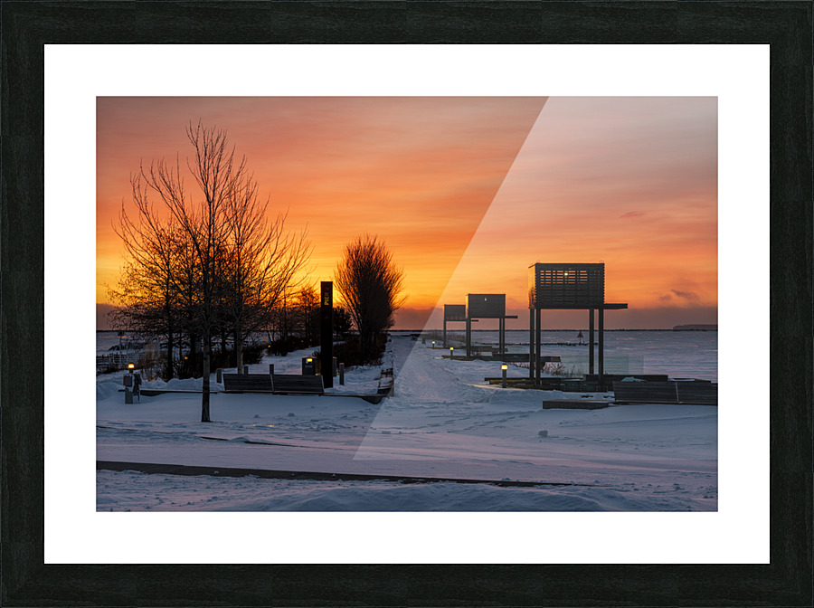 Waterfront Picture Frame print
