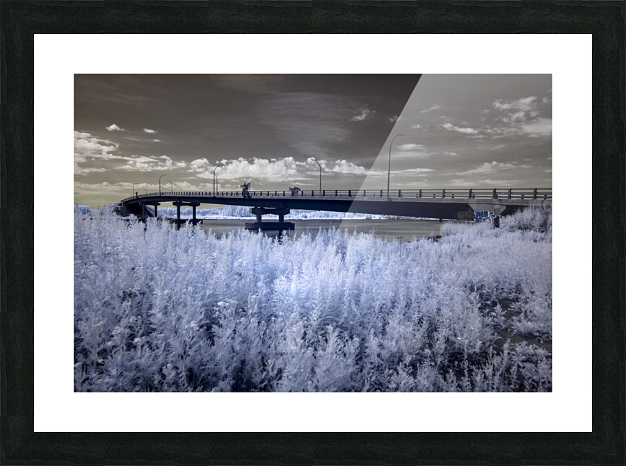 McKellar Bridge IR Picture Frame print