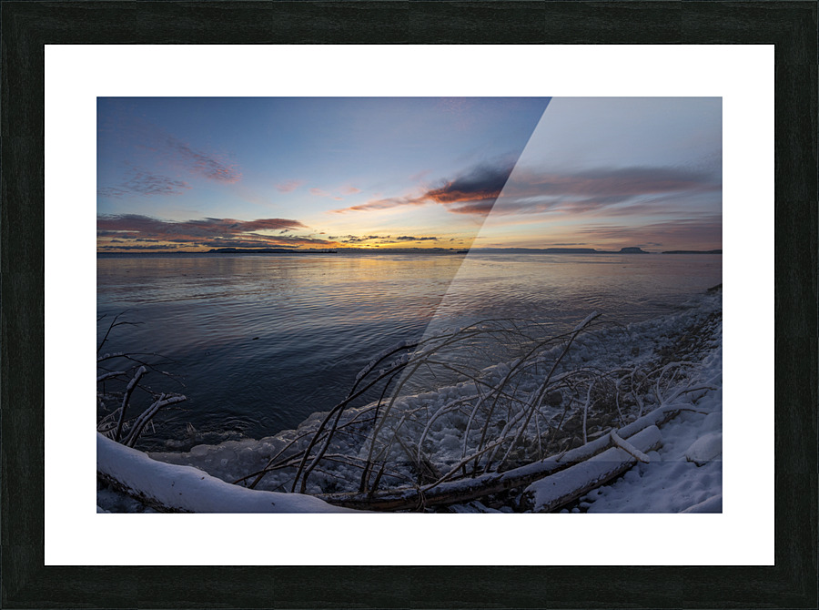 Giant  Pie Island Picture Frame print