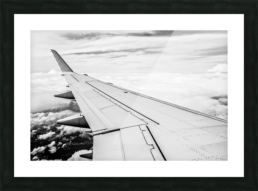 Airplane Wing Picture Frame print